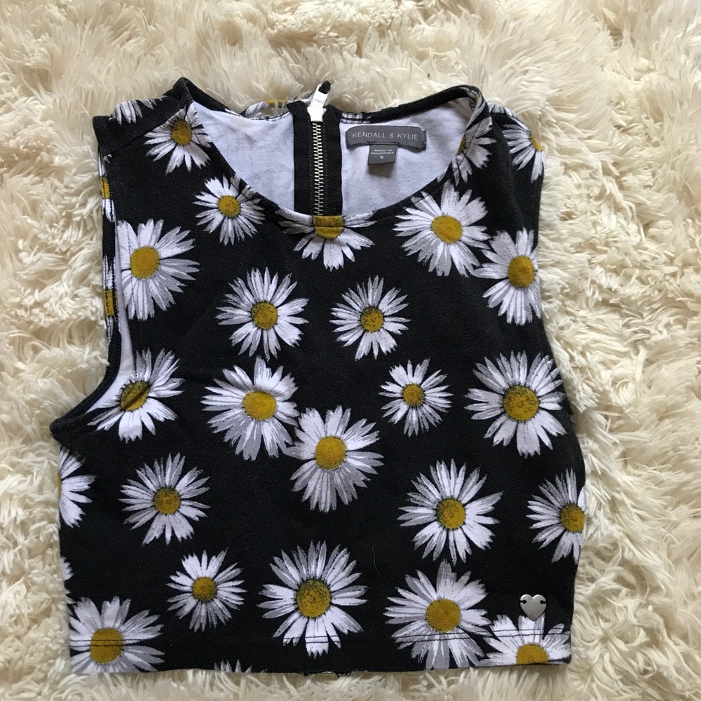 Floral printed crop top